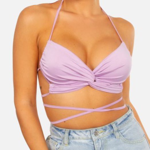 Twist It Strappy Crop Top